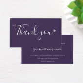 Vielen Dank für den Einkauf der Lila Discount Card (Schreibtisch)