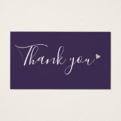 Vielen Dank für den Einkauf der Lila Discount Card (Vorderseite)