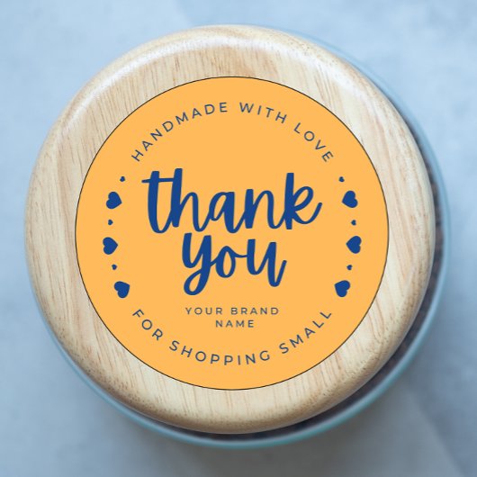 VIELEN DANK FÜR DEN EINKAUF KLEINER KLEINEN KLEINE RUNDER AUFKLEBER