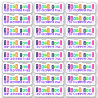 Vielen Dank für den Einkauf kleiner Vinyl-Aufklebe Aufkleber