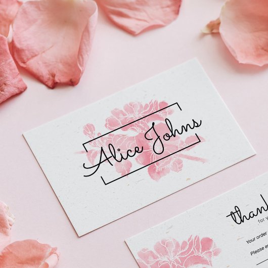 Vielen Dank für den Einkauf von Small Branding Visitenkarte