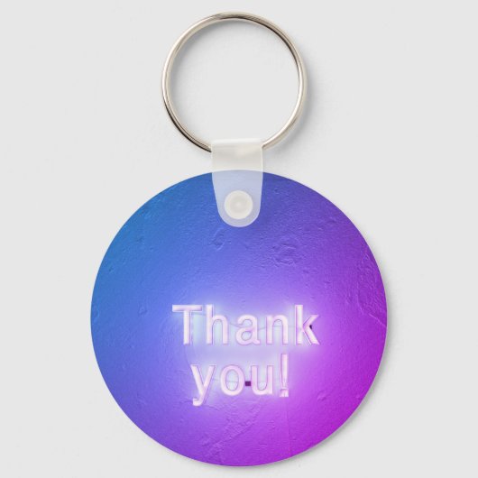 Vielen Dank für den farbigen Schlüsselanhänger (Vorderseite)