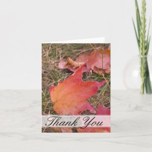 Vielen Dank für den Herbst Dankeskarte