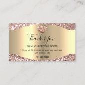 Vielen Dank für den Kauf der Logos für den Herzerm Visitenkarte (Vorderseite)