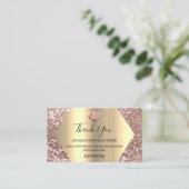 Vielen Dank für den Kauf des Logogeschäfts für den Visitenkarte (Stehend Vorderseite)