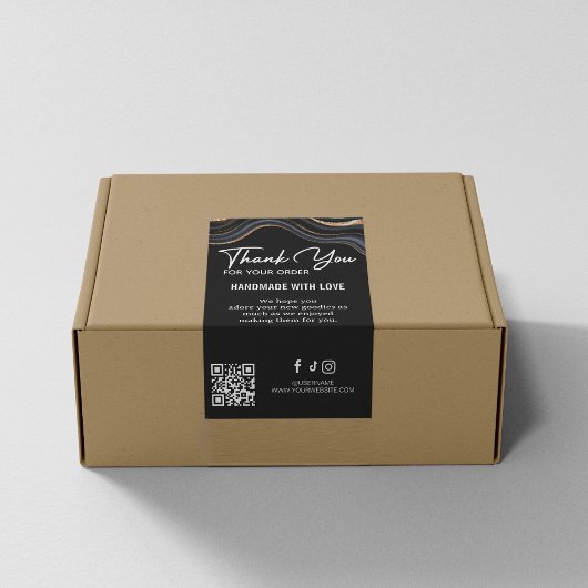 Vielen Dank für den Kauf des Stone Marble Agate La Rechteckiger Aufkleber