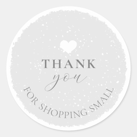 Vielen Dank für den Kauf eines kleinen Aufklebers Runder Aufkleber (Vorderseite)