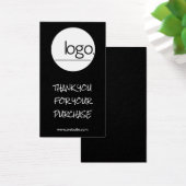 VIELEN DANK FÜR DEN KAUF SCHWARZEN LOGO PAKET INSE (Schreibtisch)