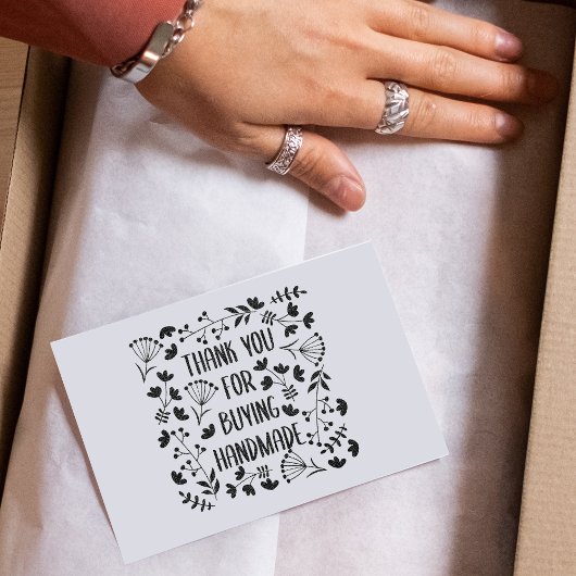 Vielen Dank für den Kauf von Handmade, Muster Gummistempel