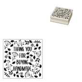 Vielen Dank für den Kauf von Handmade, Muster Gummistempel (Stempel)