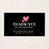 Vielen Dank für den Kauf von Herzkundenermäßigunge (Vorderseite)