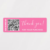 Vielen Dank für den Kauf von Pink Personalisiert Q Etiketten (Design 2)