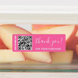 Vielen Dank für den Kauf von Pink Personalisiert Q Etiketten