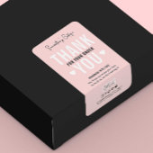 Vielen Dank für den Kauf von Pink Trendy Logo Vers