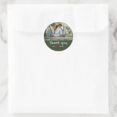 Vielen Dank für den klassischen Round-Aufkleber Runder Aufkleber (Tasche)