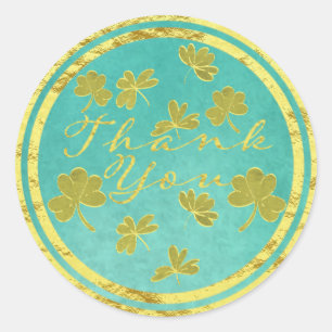 Vielen Dank für den klassischen Round-Aufkleber Runder Aufkleber