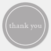 Vielen Dank für den klassischen Rundaufkleber Runder Aufkleber (Vorderseite)