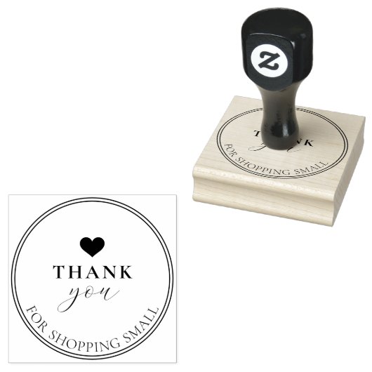 Vielen Dank für den kleinen Einkauf Gummistempel (Stempel)