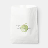 Vielen Dank für den modernen Aquarellapfel Geschenktütchen (Vorderseite)