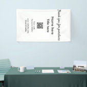 Vielen Dank für den Namen des Kaufs hier Scan QR Banner (Messeveranstaltung)