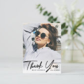 vielen Dank für den personalisierten Abschluss für Postkarte (Stehend Vorderseite)