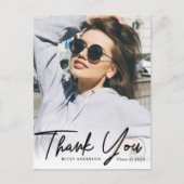 vielen Dank für den personalisierten Abschluss für Postkarte (Vorderseite)