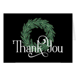 Vielen Dank für den Schlichten grünen Weihnachtskr