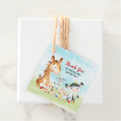 Vielen Dank für die Aquarelle Geschenkanhänger (Beispiel)