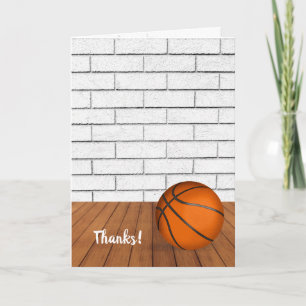 Vielen Dank für die Basketball-Coach-Karte Karte