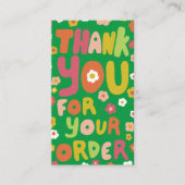 Vielen Dank für die Bestellung Daisies Niedlichen  Visitenkarte (Vorderseite)