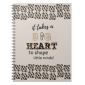 Vielen Dank für die besten Lehrer Custom Quotes Le Notizblock (Vorderseite)