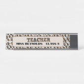 Vielen Dank für die besten Lehrer Custom Quotes Le Schreibtischnamensplakette (Vorderseite )