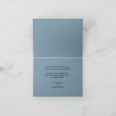 Vielen Dank für die Blume Note Card, Old Church Dankeskarte (Innenseite)