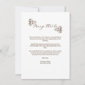 Vielen Dank für die blutige Whimsikschrift (Rückseite)