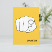 Vielen Dank für die ehrenamtliche Handschrift Einladung (Stehend Vorderseite)