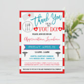 Vielen Dank für die Einladung der Mitarbeiter des (Stehend Vorderseite)