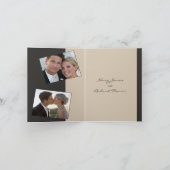 Vielen Dank für die Einladung zur Faltkarte (Innenseite)