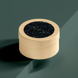 Vielen Dank für die eleganten Aquarellfarben Runder Aufkleber