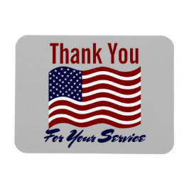 Vielen Dank für die Fahne von Service American Magnet