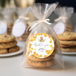 Vielen Dank für die Farbe des Honigs Runder Aufkleber