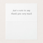 Vielen Dank für die flamingo Karte (Innenseite Aufgefaltet)