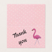 Vielen Dank für die flamingo Karte (Außenseite Aufgefaltet)