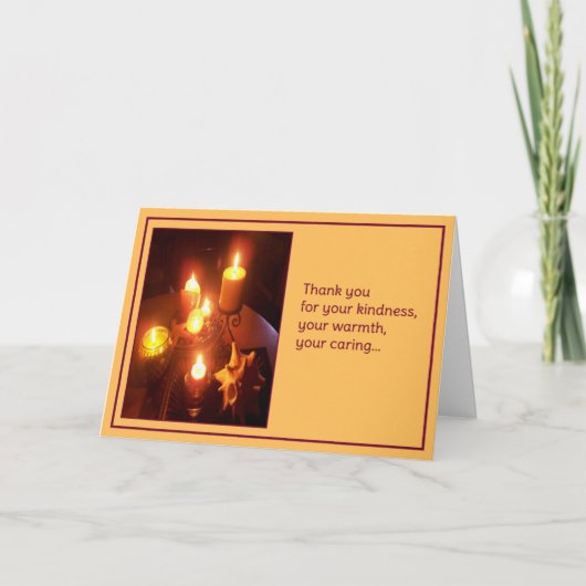 Vielen Dank für die Freundlichkeit... Dankeskarte (Vorderseite)