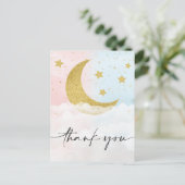 Vielen Dank für die Gender-Offenbarung Postkarte (Stehend Vorderseite)