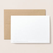 Vielen Dank für die griechische Blank Folienkarte (Rückseite mit Umschlag)