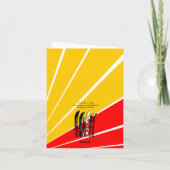 Vielen Dank für die Karte Ski Snow Blade Tall (Rückseite)