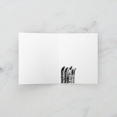 Vielen Dank für die Karte Ski Snow Blade Tall (Innenseite)