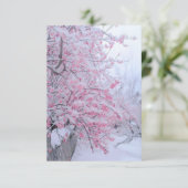 Vielen Dank für die Kartendekoration mit der Natur Dankeskarte (Stehend Vorderseite)