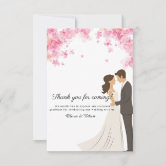 Vielen Dank für die kommende Einladungskarte