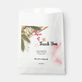 Vielen Dank für die kommende Weihnachts-Gastgesche Geschenktütchen (Vorderseite)